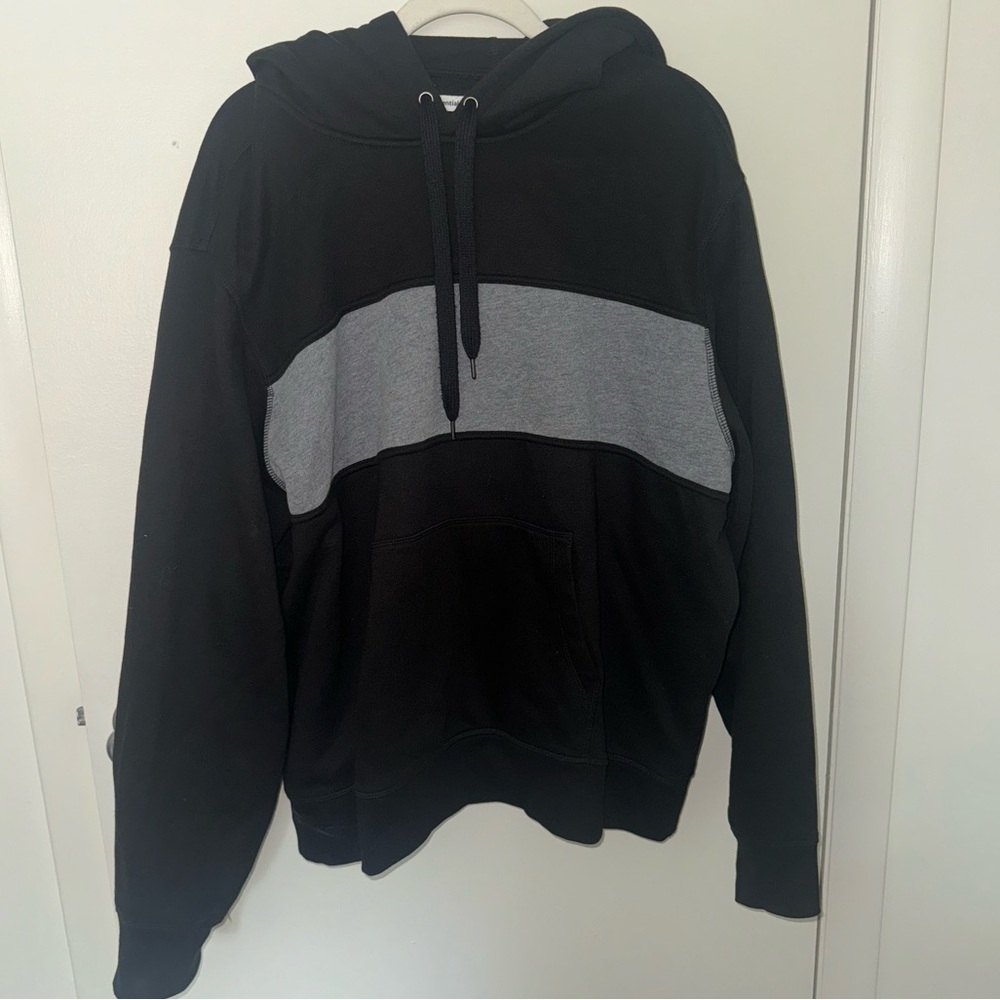 Black & Gray Hoodie - XXL